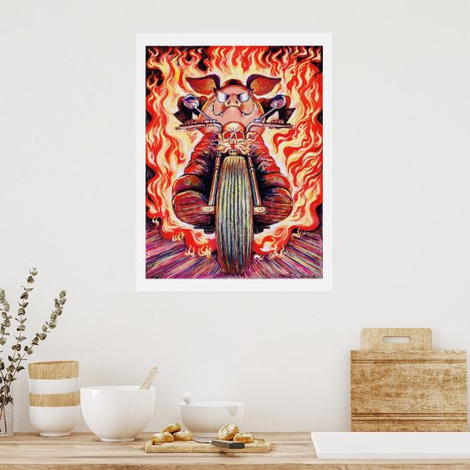 Poster Pig de montée (Cuisine)