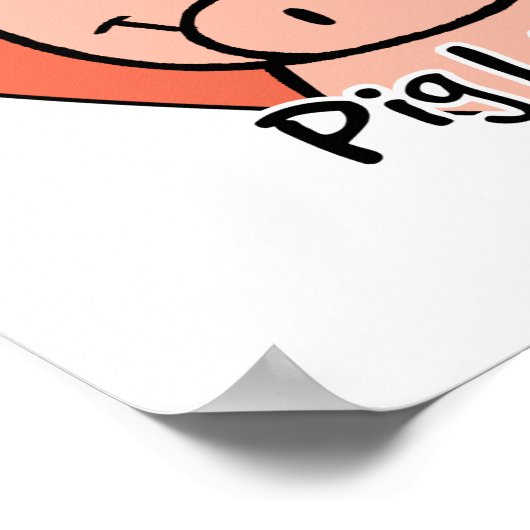 Poster Pig lover (Coin)