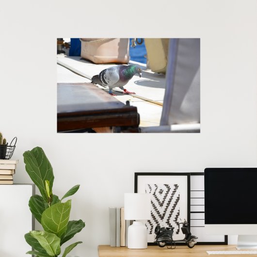 Poster Pigeon (Bureau à domicile)