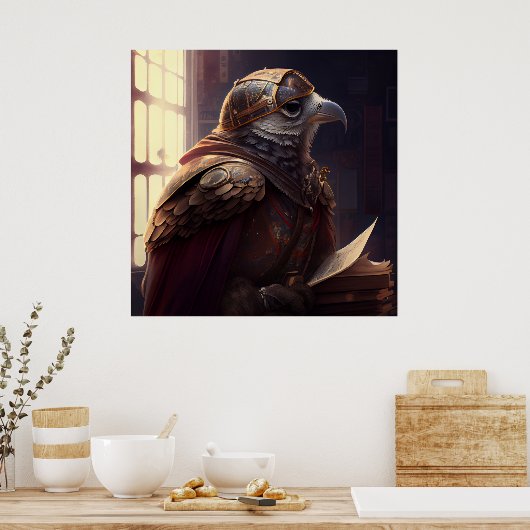 Poster Pigeon (Keuken)