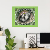 Poster Pigeon Nest (Bureau à domicile)