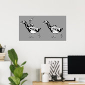 Poster Pigeon Skeletals Imprimer (Bureau à domicile)