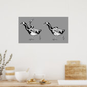 Poster Pigeon Skeletals Imprimer (Cuisine)