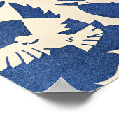 Poster Pigeons in White and Blue (Coin)