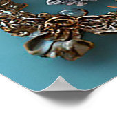 Poster Pigeons majestueux aux Couronnes (Coin)