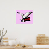 Poster Pigeons Mating:  Censored! (Cuisine)