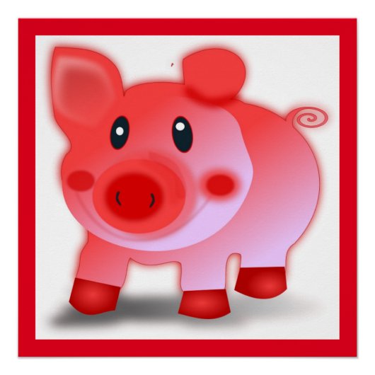 POSTER PIGGY PIGLET (Devant)