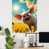 Poster Piglet (Bureau à domicile)