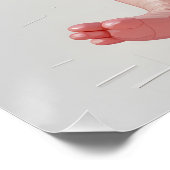 Poster Piglet à assise polygonale (Coin)