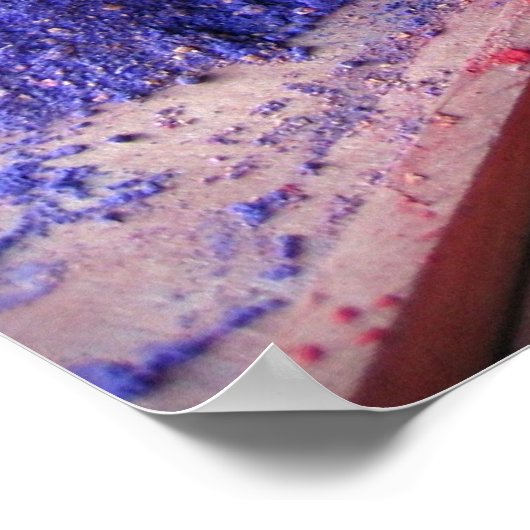 Poster Pigments indiens (Coin)