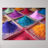 Poster Pigments indiens (Devant)