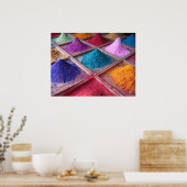 Poster Pigments indiens (Cuisine)
