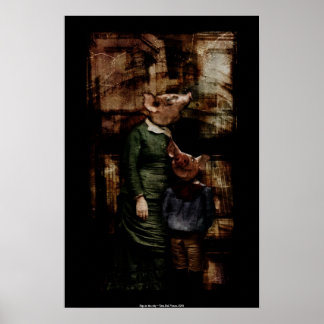 Poster Pigs in the City