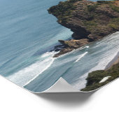 Poster Piha, Lion Rock, Auckland Nouvelle-Zélande (Coin)