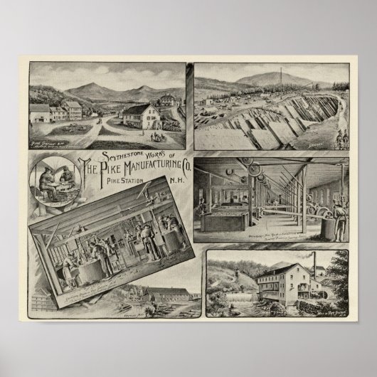 Poster Pike Manufacturing Co. (Devant)