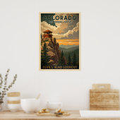 Poster Pike National Forest - Devil's Head Outlook V01 (Cuisine)