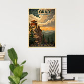 Poster Pike National Forest - Devil's Head Outlook V01 (Bureau à domicile)
