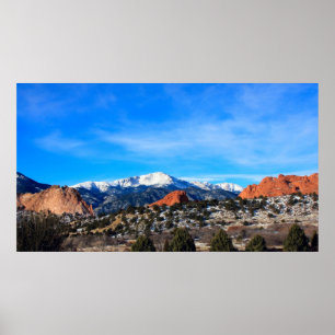 Poster Pikes Peak, dieux du jardin