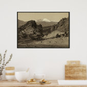 Poster Pike's Peak du Jardin des Dieux (Cuisine)