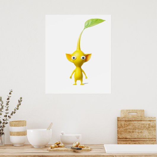 Poster Pikmin jaune (Cuisine)