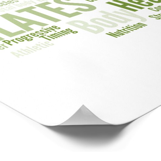 Poster PILATES (Coin)