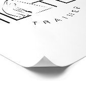 Poster Pilates Instructeur Pilates Entraîneur Pilates (Coin)