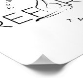 Poster Pilates Instructeur Pilates Mot de réforme (Coin)