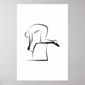 Poster Pilates Kneeling Push down Pose - Wunda Chaise (Devant)