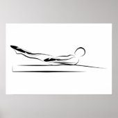 Poster Pilates La Pose Cent - Réformateur (Devant)