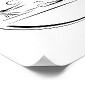 Poster Pilates Mermaid sur le réformateur (Coin)