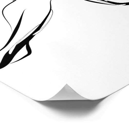 Poster Pilates Pose Côté Pli Pilates Pose (Coin)