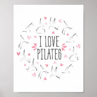 Pilates Poses en forme de cercle