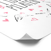 Poster Pilates Poses en forme de cercle I LOVE PILATES (Coin)