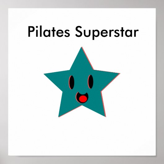 Poster Pilates Superstar (Devant)