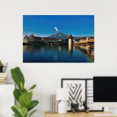 Poster Pilatus et Lucerne (Bureau à domicile)