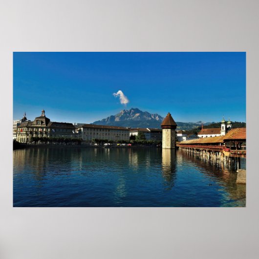 Poster Pilatus et Lucerne (Devant)