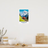 Poster Pilatus Suisse Imprimer (Cuisine)