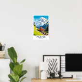 Poster Pilatus Suisse Imprimer (Bureau à domicile)