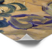 Poster Pile de blé avec Reaper Vincent Gogh (Coin)