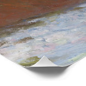 Poster Pile de blé (Effet de neige, Jour couvert) (1890-9 (Coin)