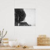 Poster Pile de bois à l'extérieur du moulin de De Smet (Cuisine)