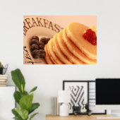 Poster Pile de crêpes (Bureau à domicile)