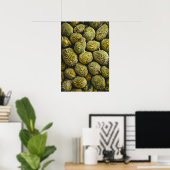 Poster Pile de durian frais gros avec des textures unique (Bureau à domicile)