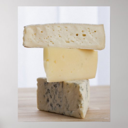 Poster Pile de fromage (Devant)