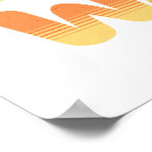 Poster Pile de gaufres recouverte de fraises (Coin)