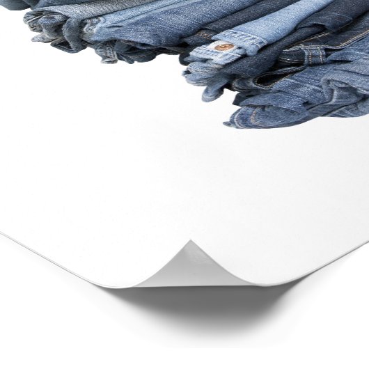 Poster pile de jeans (Coin)