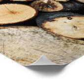 Poster Pile de journaux d'arborescence (Coin)