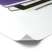 Poster Pile de livres (Coin)