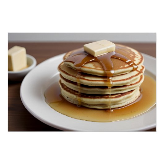 Poster Pile De Pancakes (Devant)