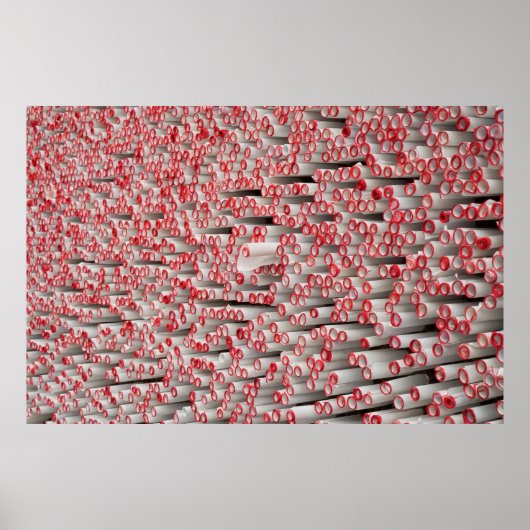 Poster Pile de papiers roulés (Devant)